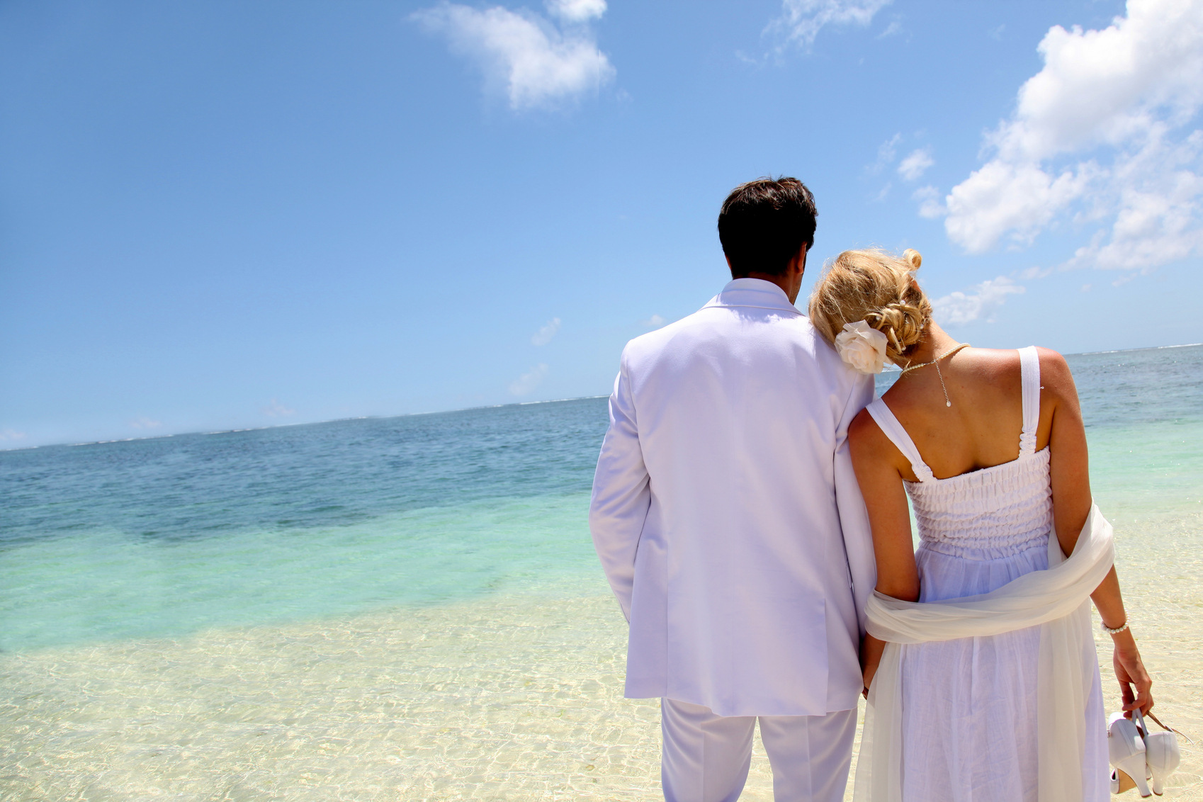 Marriage sur la plage à l'ile maurice