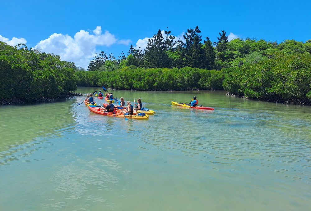 île Maurice en kayak