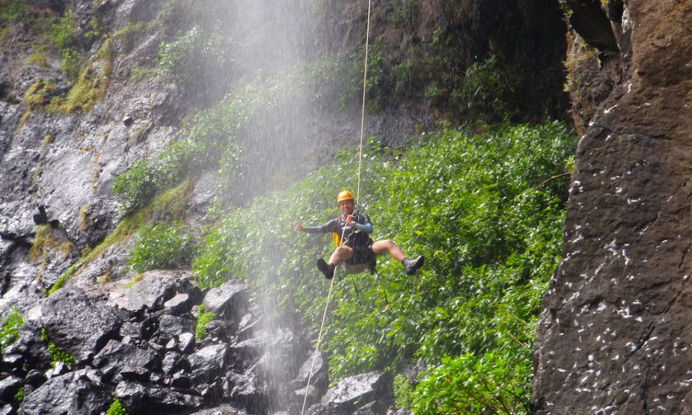 canyoning 7 cascades île Maurice