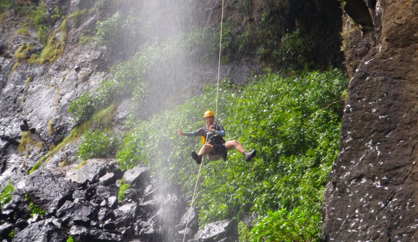 canyoning 7 cascades île Maurice