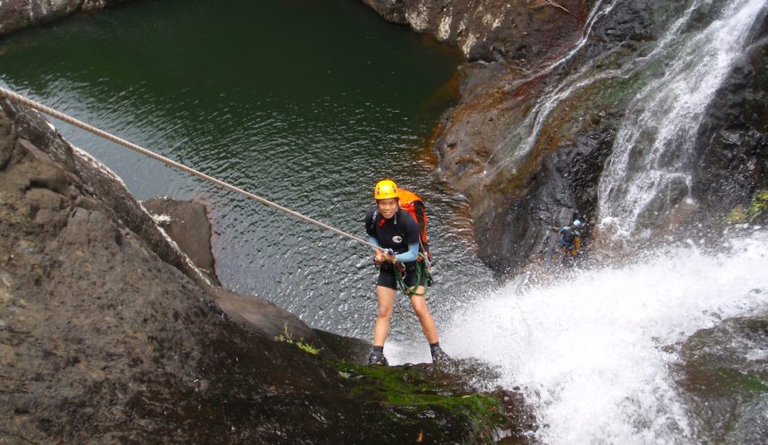 canyoning île Maurice