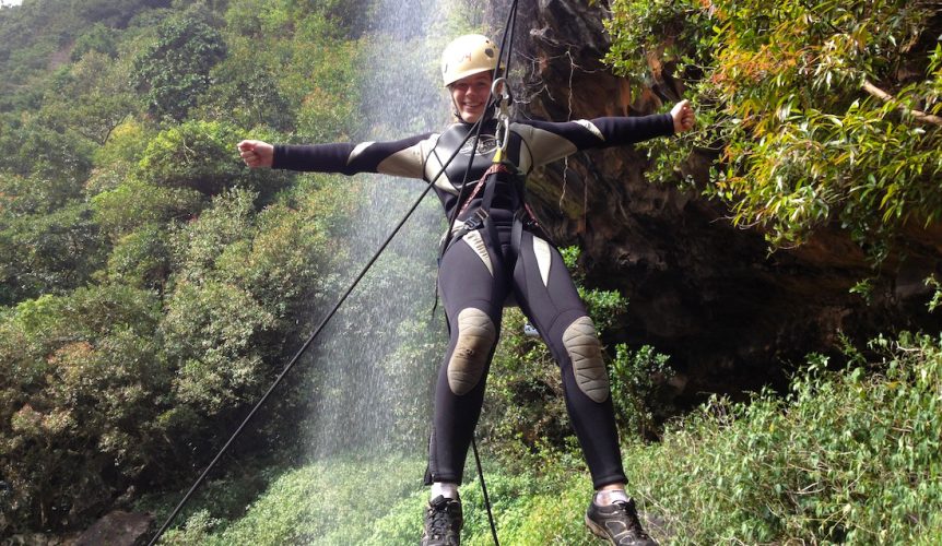 canyoning 7 cascades Île Maurice