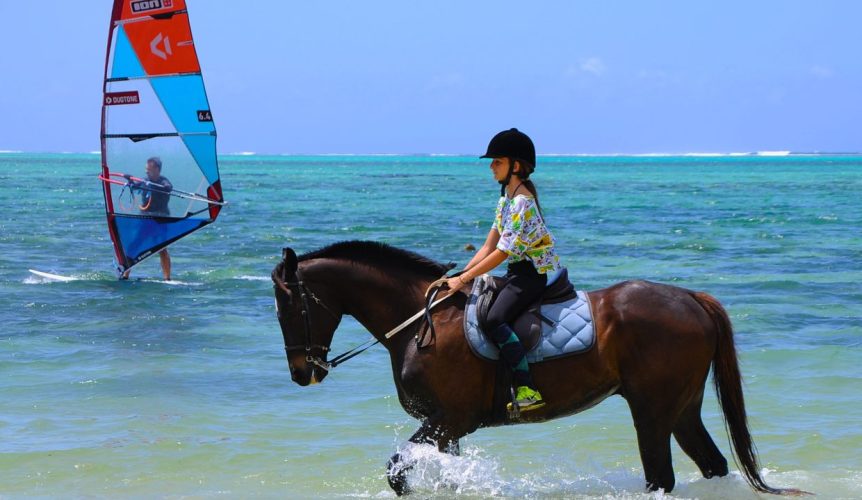 accessible a tous balade a cheval au morne Ile Maurice activite nature famille