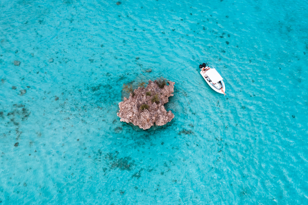 crystal rock - speedboat bateau -ile maurice