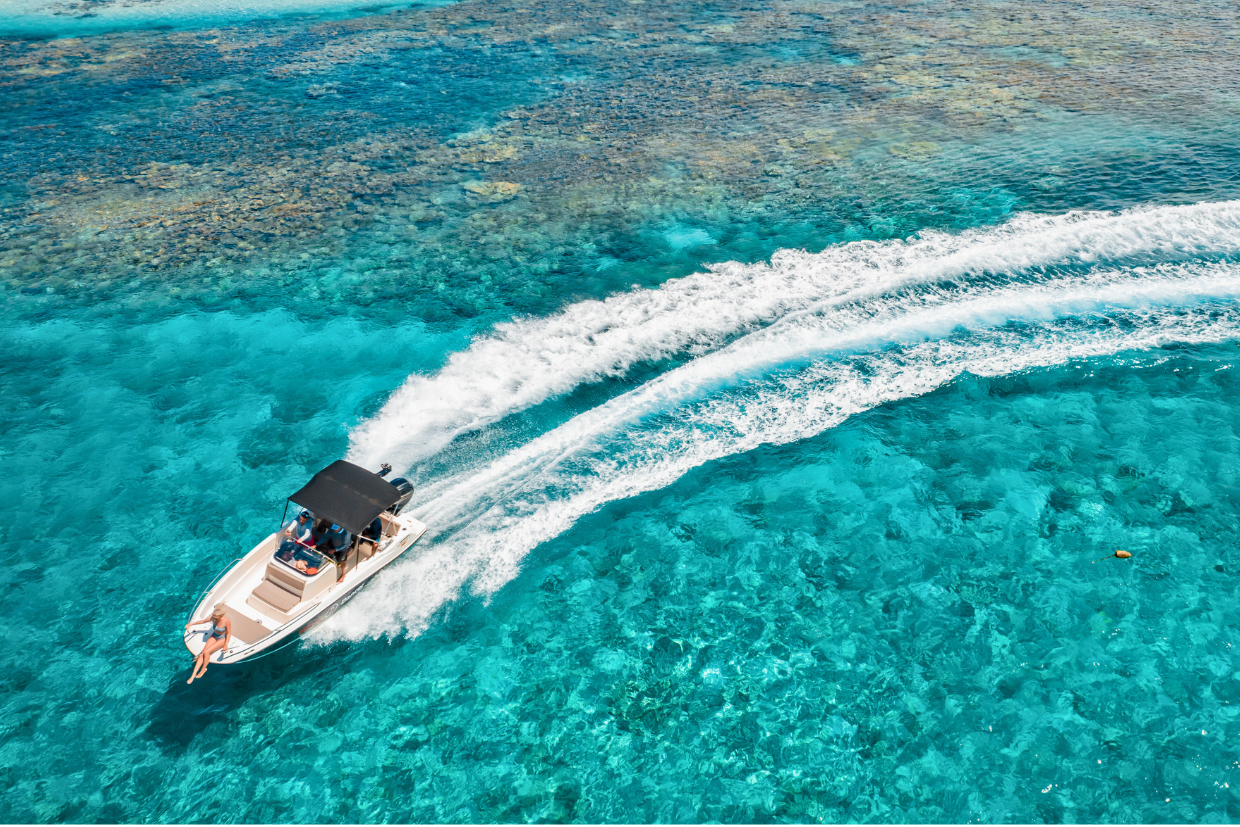 iles du nord - speedboat bateau -ile maurice vitesse