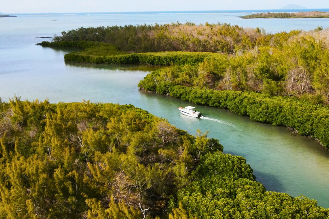 7ILE MAURICE SPEEDBOAT ILE AUX BENITIERS ILE D'AMBRE