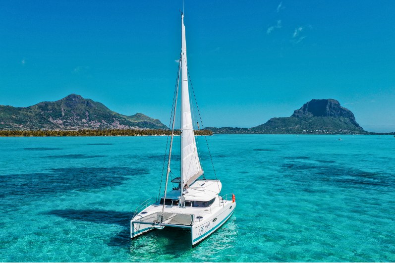 catamaran ouest ile maurice lagon