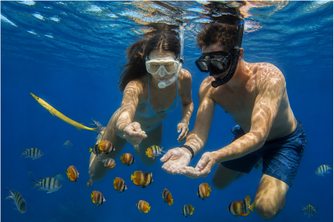 16iles du nord maurice - catamaran snorkeling
