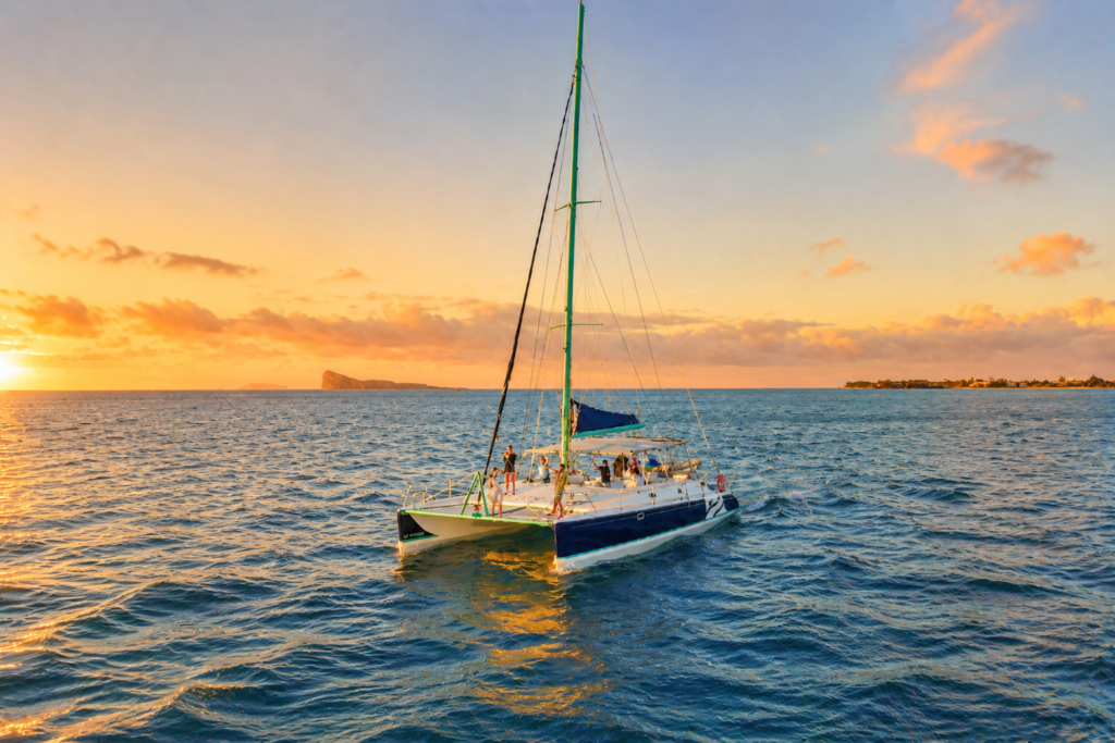 sundowner mauritius catamaran
